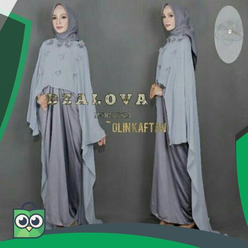 Foto Produk OLIN KAFTAN ABU dari Fitri Shop.ID
