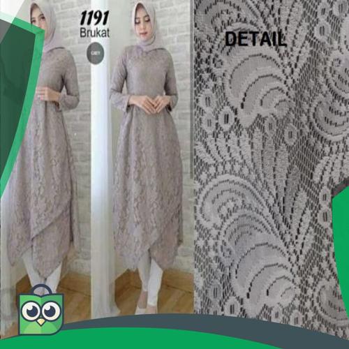 Foto Produk Ka tunik jumbo brukat TUNIK ISHITA dari Fitri Shop.ID
