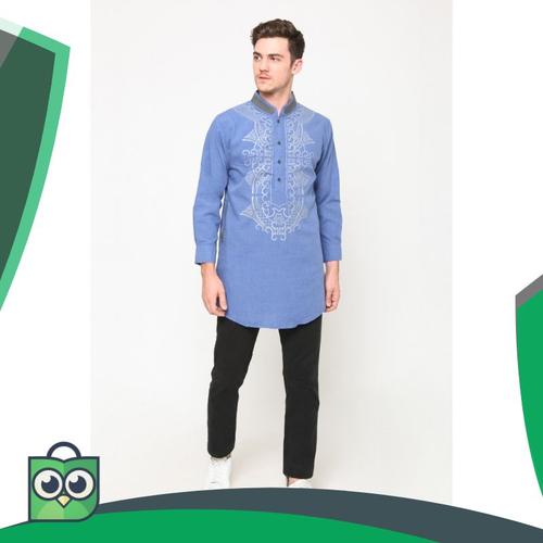 Foto Produk Okechuku Kemeja Koko Kurta Pakistan Ardhani Tangan Panjang dari Fitri Shop.ID
