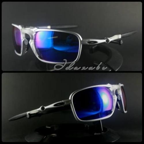 oakley badman blue