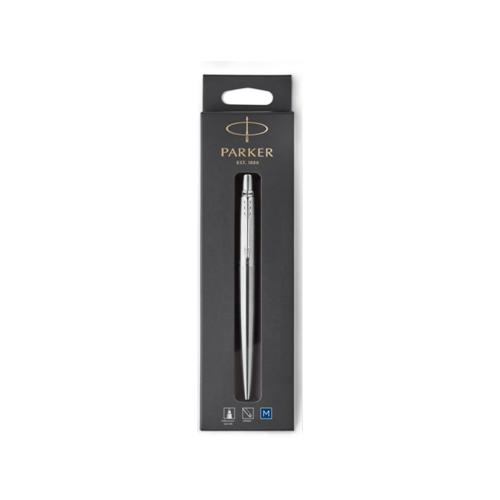 Jual Parker Jotter Hangsell Stainless Steel Chrome Trim Ballpoint Blue