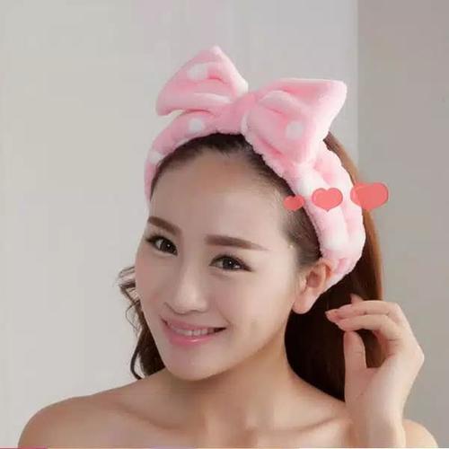 Foto Produk BANDANA PITA - BANDANA BIG BOW -BANDANA MASKER -BANDO KAIN - MAKE UP - 16 Strawberry dari MX Hardware
