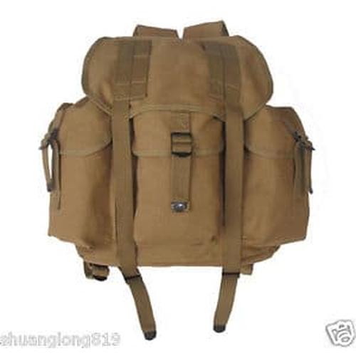 military canvas backpack