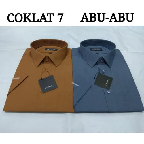 Foto Produk Kemeja Alisan Lengan Pendek JUMBO SIZE 16,5 17 17,5 (CA) dari Resti muthia