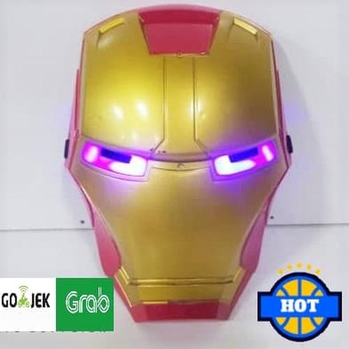 Foto Produk Topeng Avengers Iron Man / Ada Lampu Bisa Nyala dari Home Online Toys