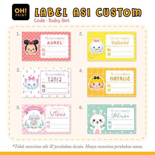 Jual Cetak Stiker / Sticker Label ASI / ASIP / Bayi 5 x 3 cm - Kota ...