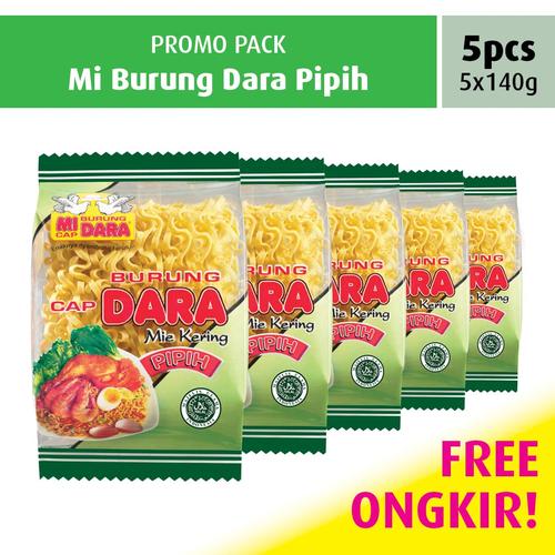 Foto Produk Mi Burung Dara Pipih Promo Pack (5 pcs) dari BURUNG DARA OFFICIAL