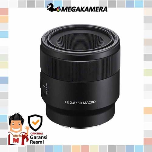 Foto Produk Sony Lens FE 50mm F2.8 Macro - Lensa Macro Sony - Hitam dari Megakamera