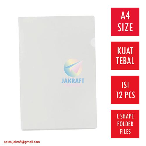 Foto Produk Map L Clear Sleeve A4 Putih Bening File Folder Plastik Mika Transparan dari Jakraft Indonesia