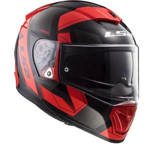 Jual Helm Ls2 FF390 Breaker Black Red 