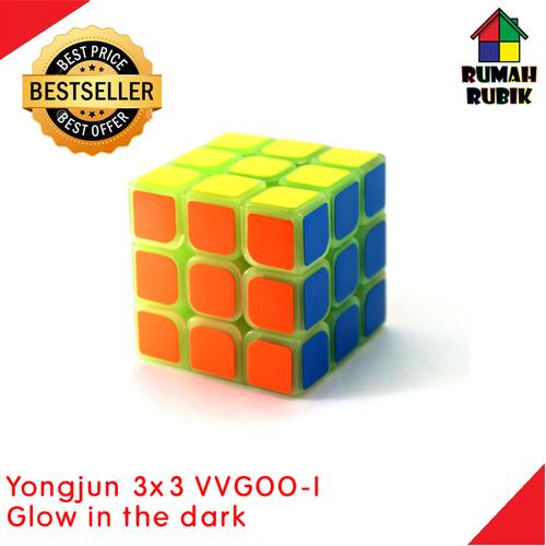 Foto Produk Rubik 3x3 Glow In The Dark / Rubik Glow In The Dark / Rubik Yongjun dari Rumah Rubik