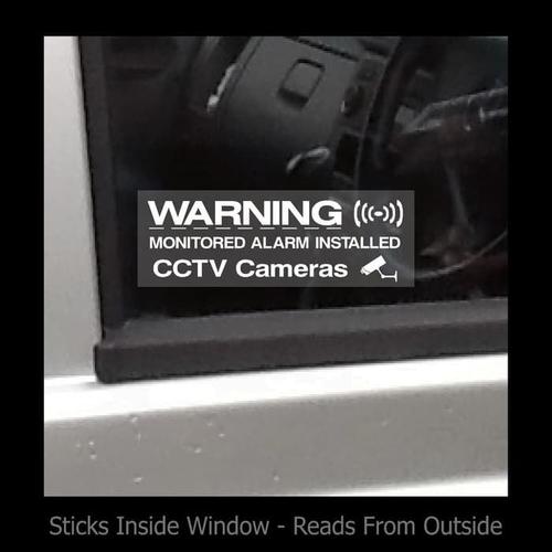 Jual sticker mobil warning cctv camera monitoring alarm - Kab. Grobogan ...