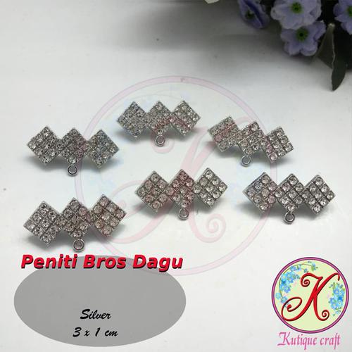 Foto Produk Peniti RIng O Bros Dagu / Bros Juntai per 6pcs dari Kutique Craft