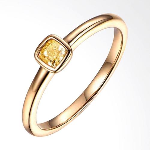 Foto Produk cincin emas imitasi dengan batu solitare dari monly store addict shop