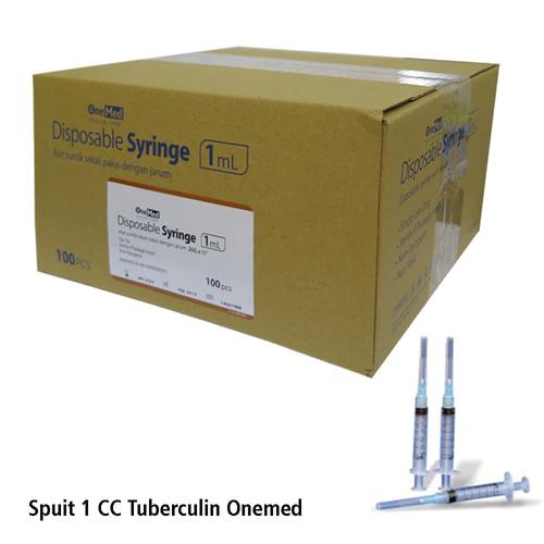 Gambar Syringe 1cc Tuberculin Onemed box 100pcs dari OneMed-Medicom Kota Surabaya Tokopedia