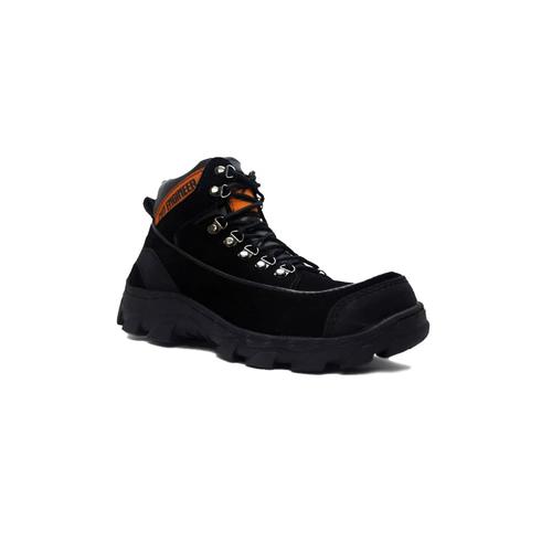Foto Produk sepatu safety boots high quality cut engineer leather full black dari Cut Engineer