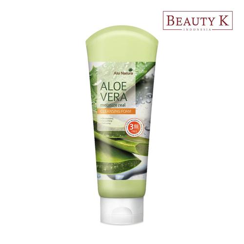 Foto Produk BeautyK Alo Natura Aloe Vera 98% Moisture Real Cleansing Foam 150 Ml dari BeautyK Indonesia