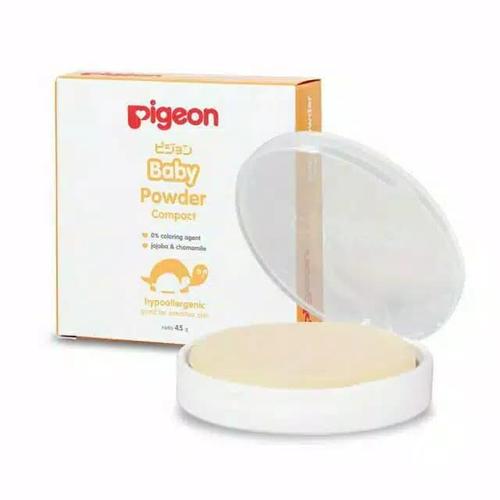 Foto Produk Pigeon Baby Bedak Bayi Padat ( Compact Powder ) - Untuk Kulit Sensitif dari Zahifa Shop