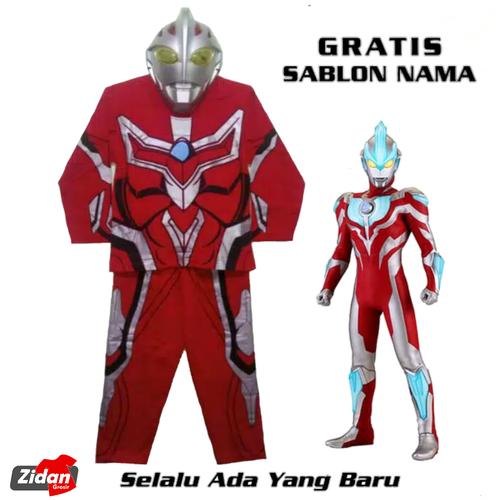Foto Produk BAJU/KAOS SETELAN ANAK KOSTUM ULTRAMAN DAN TOPENG CUSTOM NAMA dari Zidan Grosir