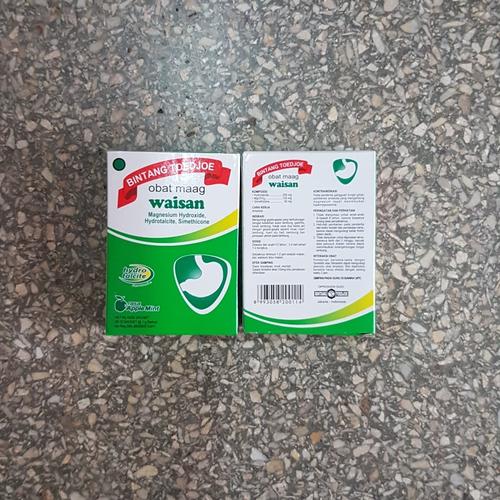 Foto Produk Waisan 1g isi 12 sachet obat maag bintang toedjoe dari CV. Maju Sukses Mandiri