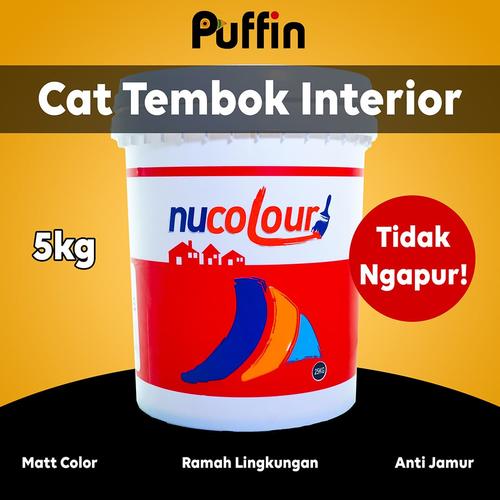 Foto Produk Cat tembok interior Nucolour 5 kg. No ngapur! dari puffinpaint
