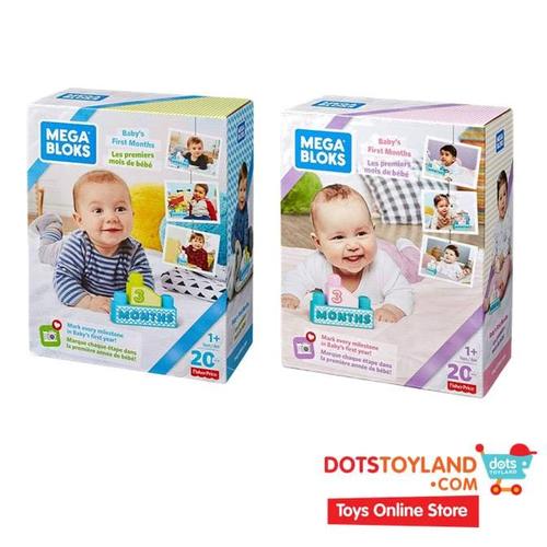 Gambar Fisher Price Mega Bloks Baby's First Months Building Set Mainan Lego dari dotsTOYLAND Jakarta Barat Tokopedia