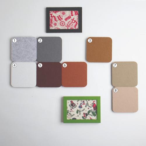 Foto Produk UCHII Squre Wall Deco Brown Set 8s Wallpaper Sticker Hanger Hook Pin dari uchii store