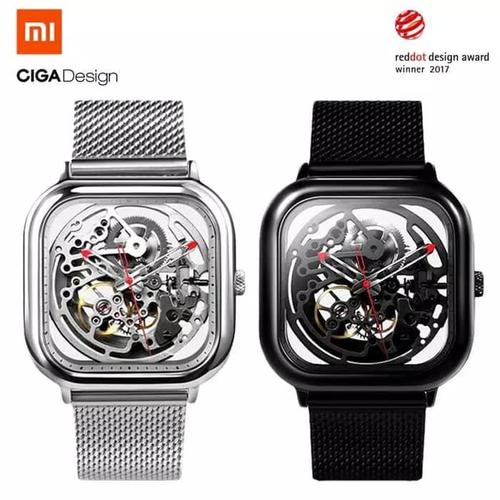 Gambar Xiaomi Ciga Holllow Out Design Automatic Mechanical Watch - Hitam dari PIK88Elektronik Kab. Tangerang Tokopedia