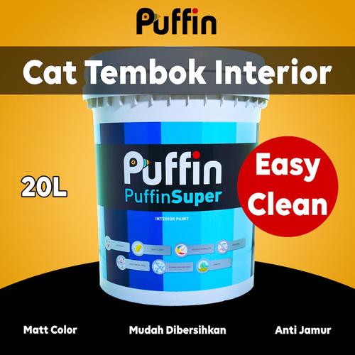 Foto Produk Cat tembok Interior PUFFIN SUPER easyclean 20L dari puffinpaint