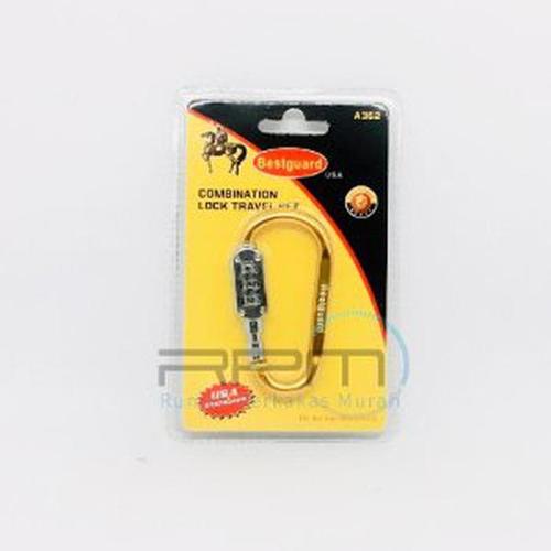 Foto Produk Bestguard A-362 Gembok kombinasi 3 Digit - Gembok Koper - Combina dari atmarinishop