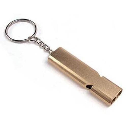 Foto Produk Gantungan Kunci Peluit Aluminium - Z6482 new item dari atmarinishop