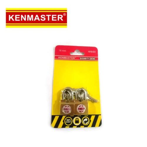 Foto Produk Murah Bagus Kenmaster 16mm 2pcs Security lock gembok set 16 mm ak dari atmarinishop