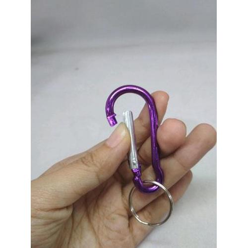 Foto Produk Ganci Gatungan Kunci Carabiner kecil Key chain Motor warna random dari atmarinishop