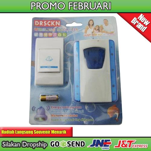 Foto Produk Bell Pintu Wireless Doorbell - Bel TANPA KABEL grab it fast dari atmarinishop