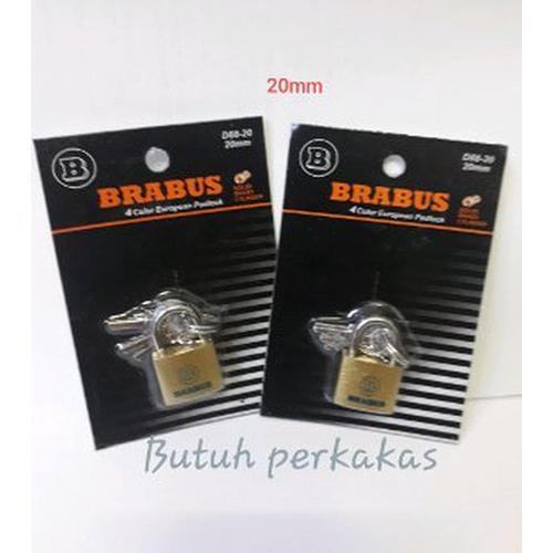 Foto Produk Gembok tas Koper Gembok kuning blister 20mm pasti murah dari atmarinishop