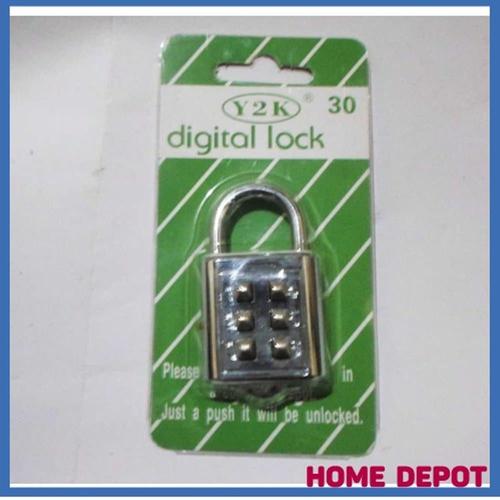 Foto Produk GEMBOK ANGKA NOMER KOPER PAKAI KODE TANPA KUNCI 30MM new item dari atmarinishop