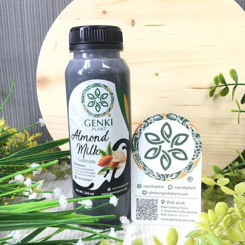 Foto Produk Almond Milk Charcoal - 250 ml dari Genki Plant