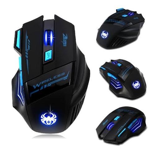 Foto Produk Buttons LED Optical Wireless Gaming Mouse For Win7/8 ME XP, 2400 DPI dari Gamming Pc Specialist