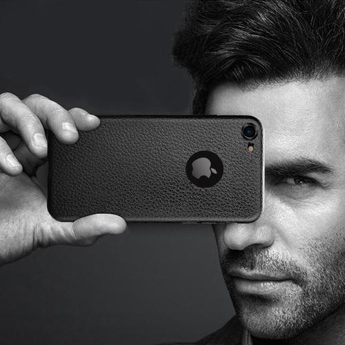 Foto Produk Luxury Lychee Soft Thin TPU Case Casing Polos iPhone X XR XS Max - XS Max, Hitam dari iShop Here