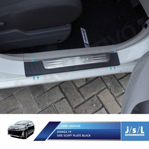 Foto Produk JSL Sillplate Samping Avanza Xenia Veloz 2019 Side Scuff Plate Black dari Autotivo