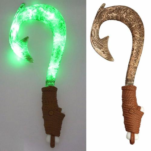 Foto Produk Moana Maui Heihei Action Figures Light Sound Saber Fishing Hook Toy dari Asa Shop Lengkap