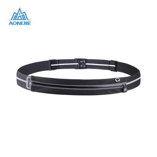 Foto Produk Aonijie Waist Bag W956 - Tas Pinggang lari sepeda gym - BLACK dari PACE AND RACE MEDAN