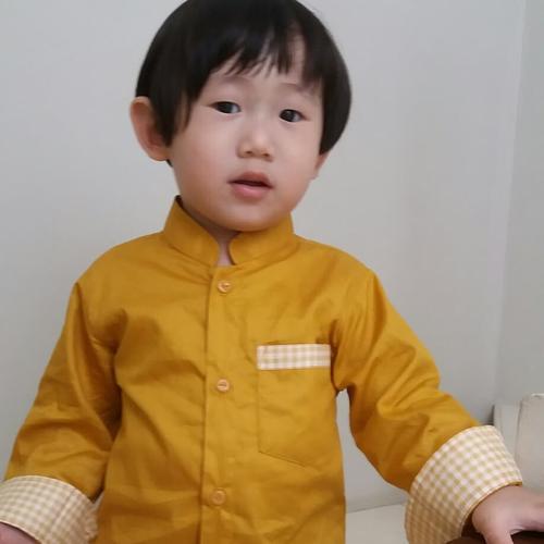 Foto Produk Kemeja Koko Anak Premium Kemko Anak Baju Koko Anak size 1 sd 5 Th - 6 - 8 Tahun, Marun dari Kemeja Anak Laki Joseon