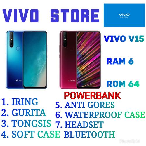 Foto Produk VIVO V15 RAM 6/64 GARANSI RESMI VIVO INDONESIA - Biru dari VIVO ST0RE