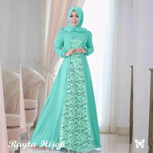 Foto Produk Paling Laris Gamis Rayta Long Dress Pesta Hijab Fashion Muslim Wanit dari Bricqie Liu