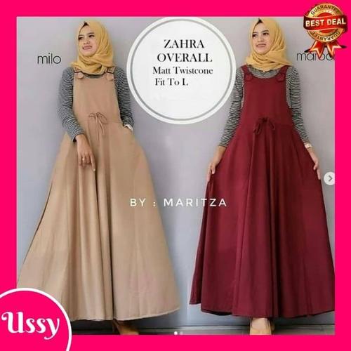 Foto Produk Terbaik Baju Long Dress 918 / Atasan Overall Wanita 918 - Hitam dari Bricqie Liu