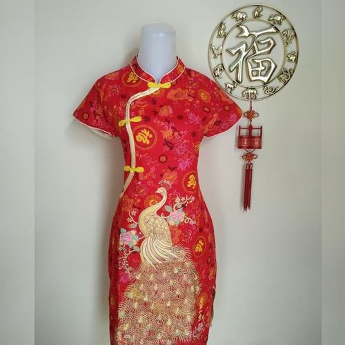 Foto Produk Paling Laris Jual Dress / Baju Cheongsam Murah (Bahan Katun) dari Bricqie Liu