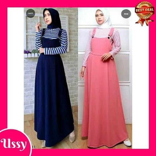 Foto Produk Paling Murah Atasan Long Dress 921 / Baju Maxi Dress 921 - Hitam dari Bricqie Liu