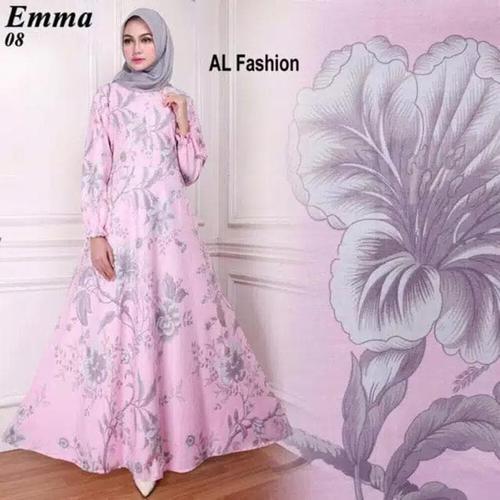 Foto Produk Paling Laris Gamis Maxi Dress Emma 8 - Baju Gamis Wanita Terbaru Busui dari Bricqie Liu