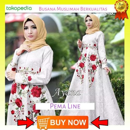 Foto Produk Paling Laku Gamis Maxi Ayana Maxi Dress Terbaru Busana Muslim Wanit dari Bricqie Liu